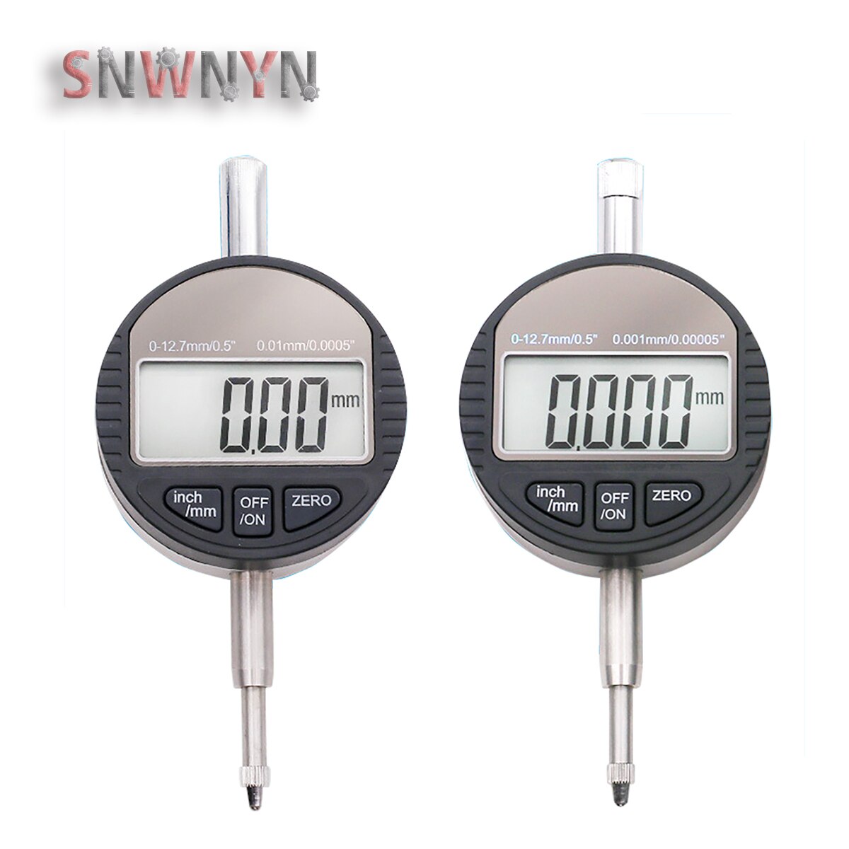0-12.7mm Electronic Digital Dial Indicator 0.01/0.001mm Electronic Micrometer Micrometro Metric/Inch Dial Indicator Gauge