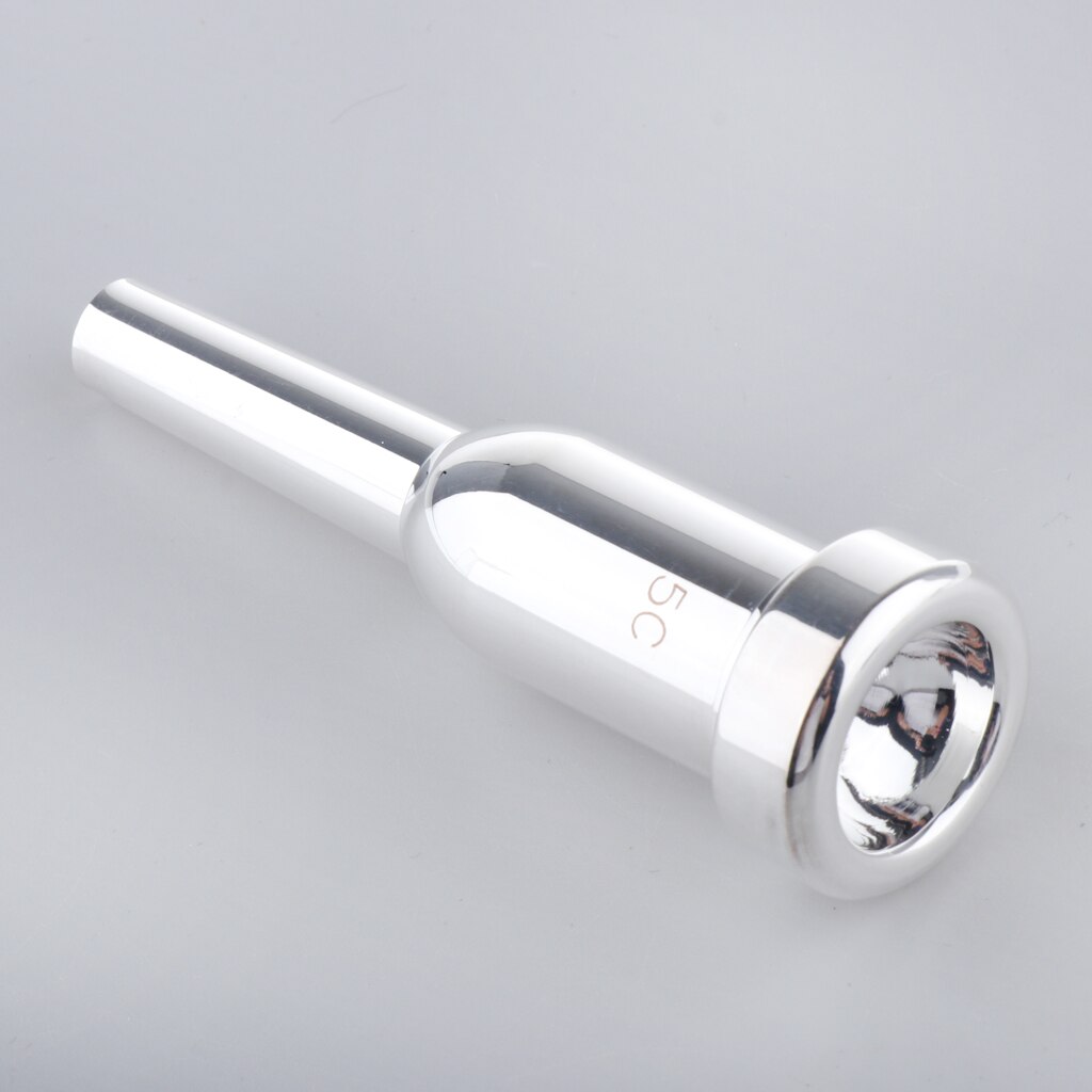 Silver Plated Mega Rich Tone Trumpet Mouthpiece 5C