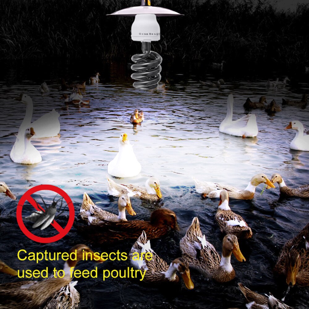 Light Fluorescent Ultraviolet 40W UV Lamp E27 Bulb AC220V CFL Energy Saving