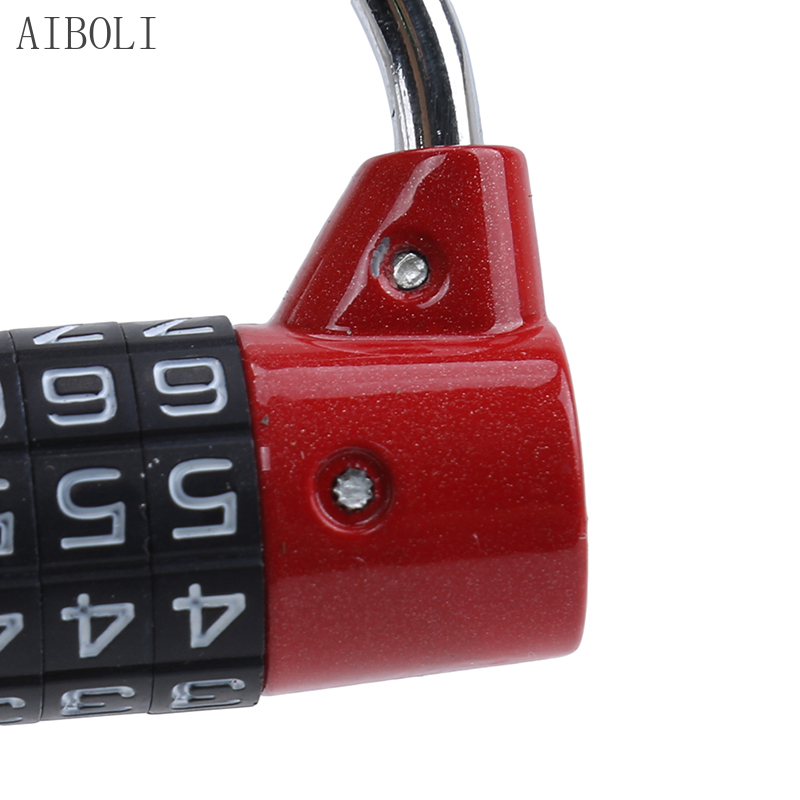 schwer Pflicht 4 wählen-stellige Kombination Schloss nasser Sicherheit Vorhängeschloss draussen Fitnessstudio Sicherheit Code sperren Schwarz