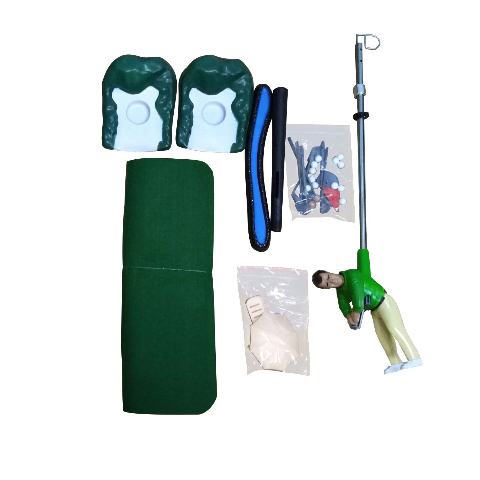 Indoor Mini Golf Spel, golf Game Set Met Een Beetje Guy Aan Golf Club Dispositivo De Entrenamiento De Golf: green