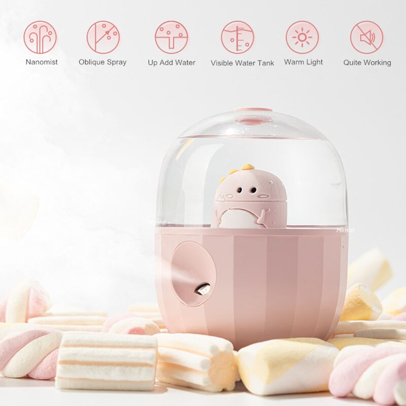 Romantische Aromatherapie-luftbefeuchter Pet Flasche USB Aroma Diffusor Dimmbare Licht Air Mist Maker Startseite Auto Tragbare Humidificador