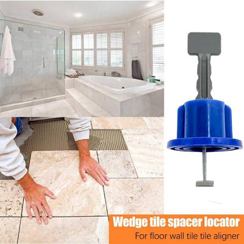 100Pcs Flat Ceramic Floor Wall Construction Tools Reusable Tile Leveling System Kittile Leveling System Kit for Tile