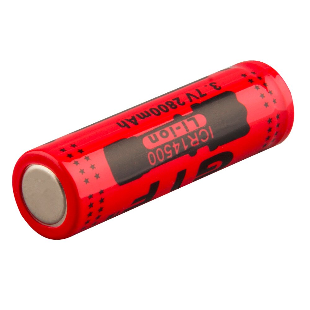GTF 14500 batterie 3.7V 2800mAh batterie Li-ion Rechargeable pour lampe de poche LED batterie accumulateur batterie directe