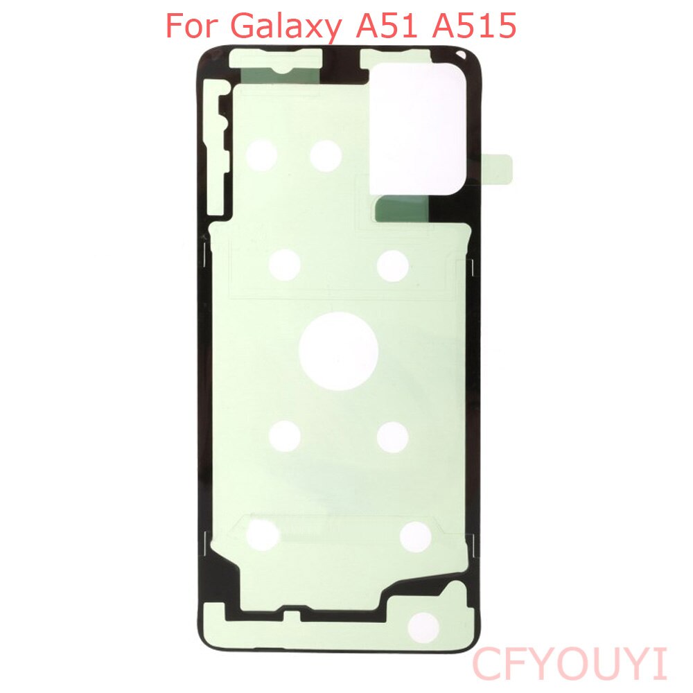 Voor Samsung Galaxy A31 A315 /A51 A515/A71 A715 Telefoon Behuizing Batterij Back Deur Sticker Lijm: A51