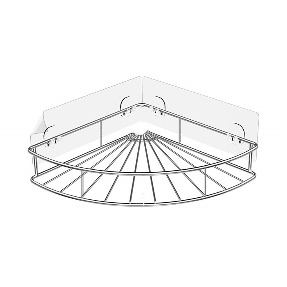 Corner Storage Holder Shelves Space Aluminum Bathroom Shelf Shower Shampoo Soap Cosmetic Shelves Bathroom Accessories Rack: E
