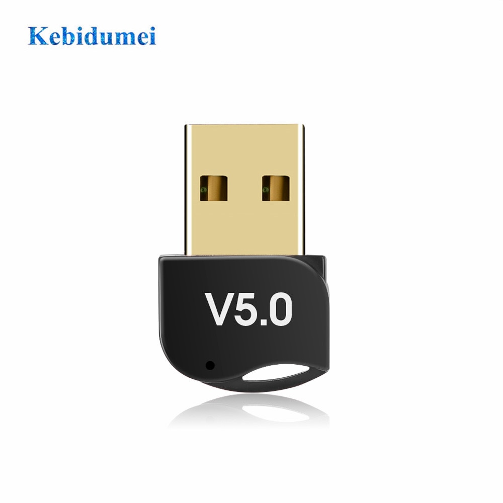Kebidumei Usb Dongle Draadloze Adapter Bluetooth 5.0 Dongle Muziek Sound Receiver Adapter Bluetooth Zender Voor Computer Pc