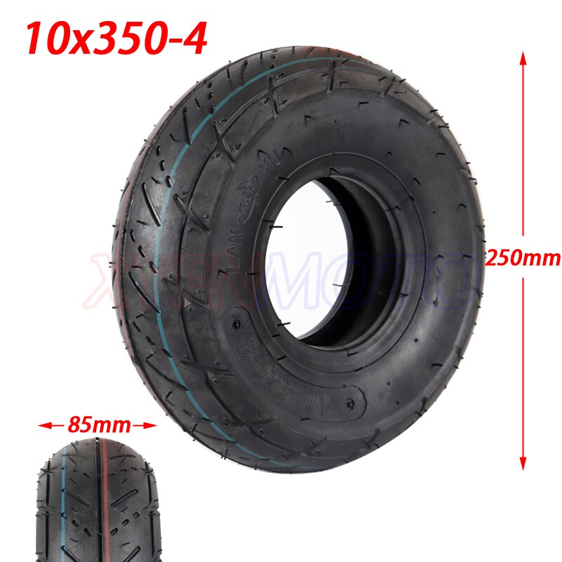 Neumático de 4 &quot;y 4 pulgadas para patinete eléctrico de gasolina, neumático para Mini Moto, tubo interno, 10x350-4