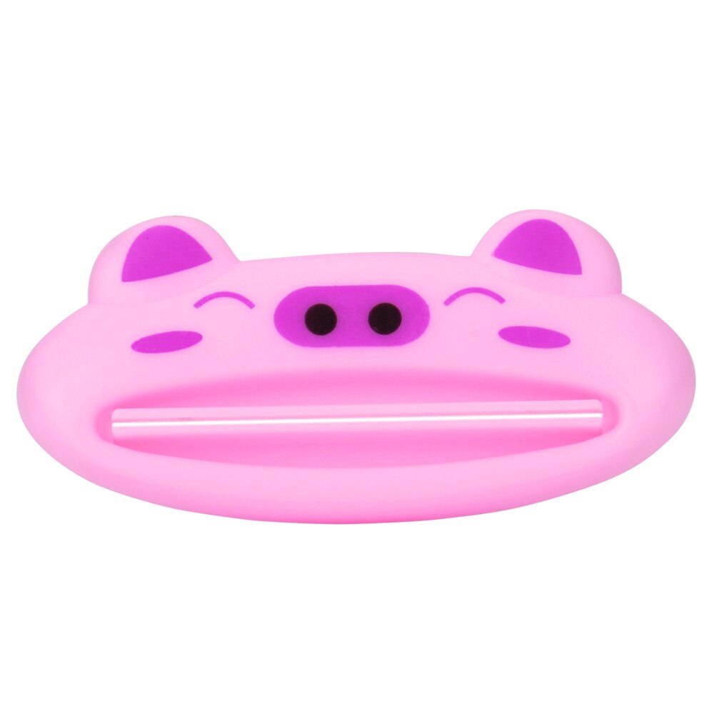 1pc Animal Easy Toothpaste Dispenser Plastic Tooth Paste Tube Squeezer Useful Toothpaste Rolling Holder For Home Bathroom A30731: A