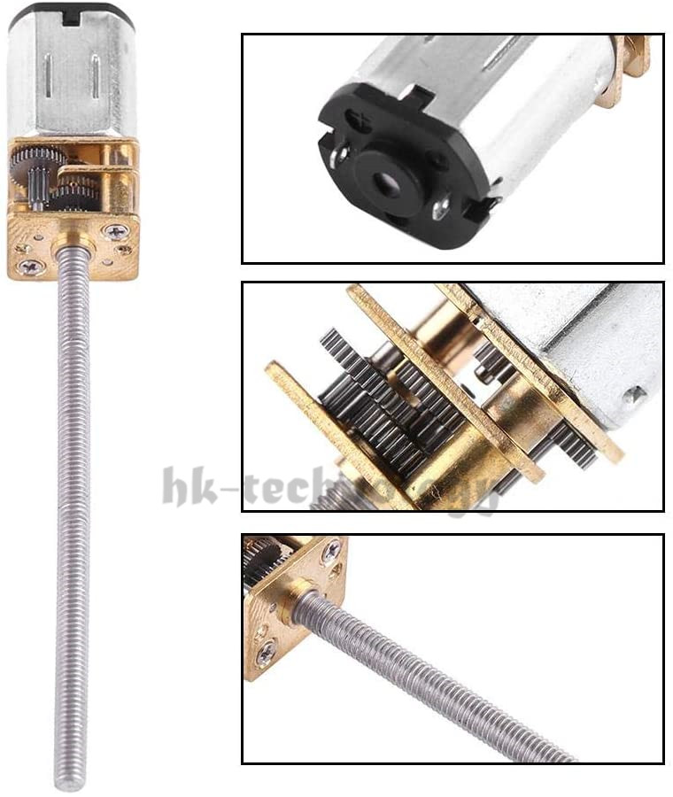 Dc Motor 3V/6V/12V N20 Mini Micro Metal Gear Motor DC Motors Shaft M3 x 55mm 15/30/60/100/150/200/300/400/500/600/800/1000 RPM