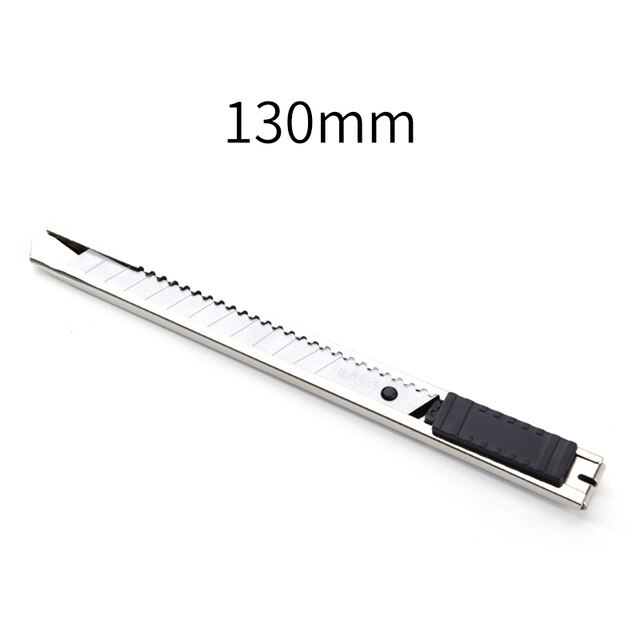 Utility Knife Large Auto-Lock Paper Cutter Blade Pencil Knife Box Cutter Tools Office Cutting Supplies: 2pcs 6101