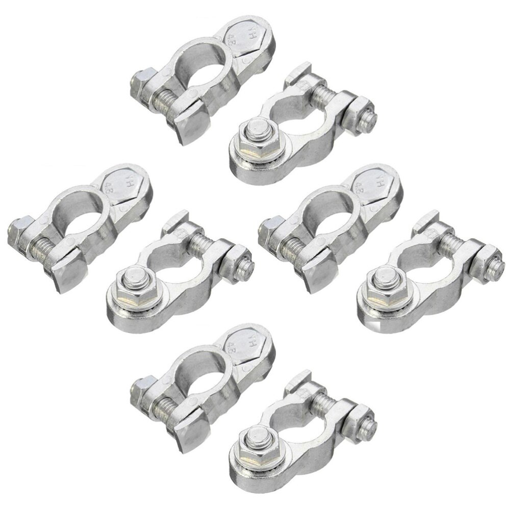 8Pcs Battery Clip Portable Practical Useful Battery Terminal Battery Holder Storage Battery Clip for Car