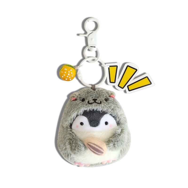 Japan energy plush doll little penguin family students different styles with Iron Buckle: C