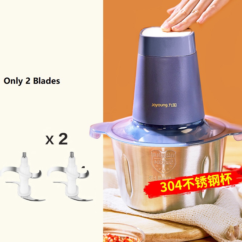 2L Kitchen Electric Meat Grinder Home Appliances Automatic Food Vegetables Meat Grinding Machine 220V: stainless steel2 / AU