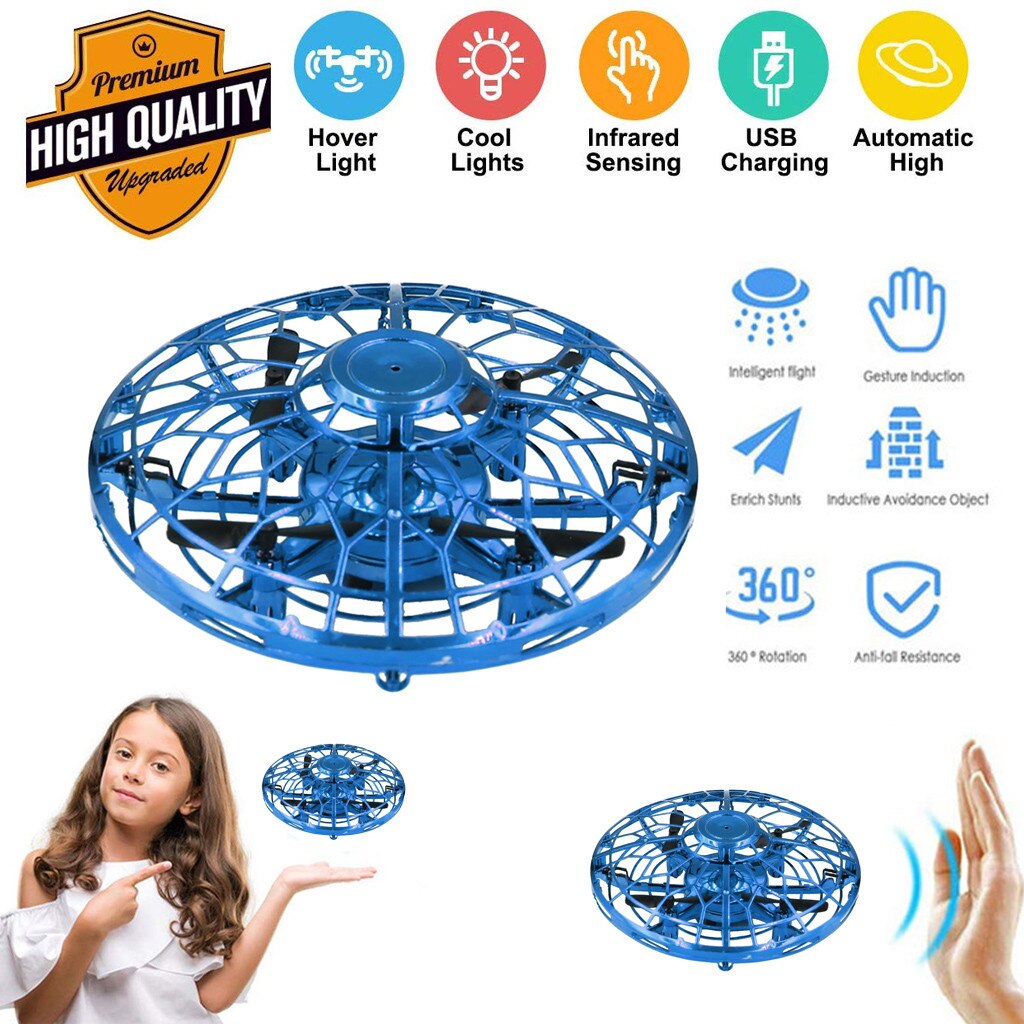 Helicopters Hand Operated Mini Drone For Kids Flying Ball Toy ...