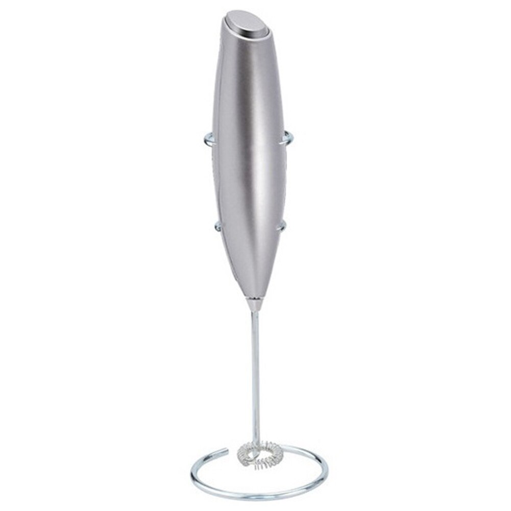 Milk Frother Hand Held Electric Coffee Frother Cappuccino Coffee Maker Milk Foamer Kitchen Mixer Egg Beater, White