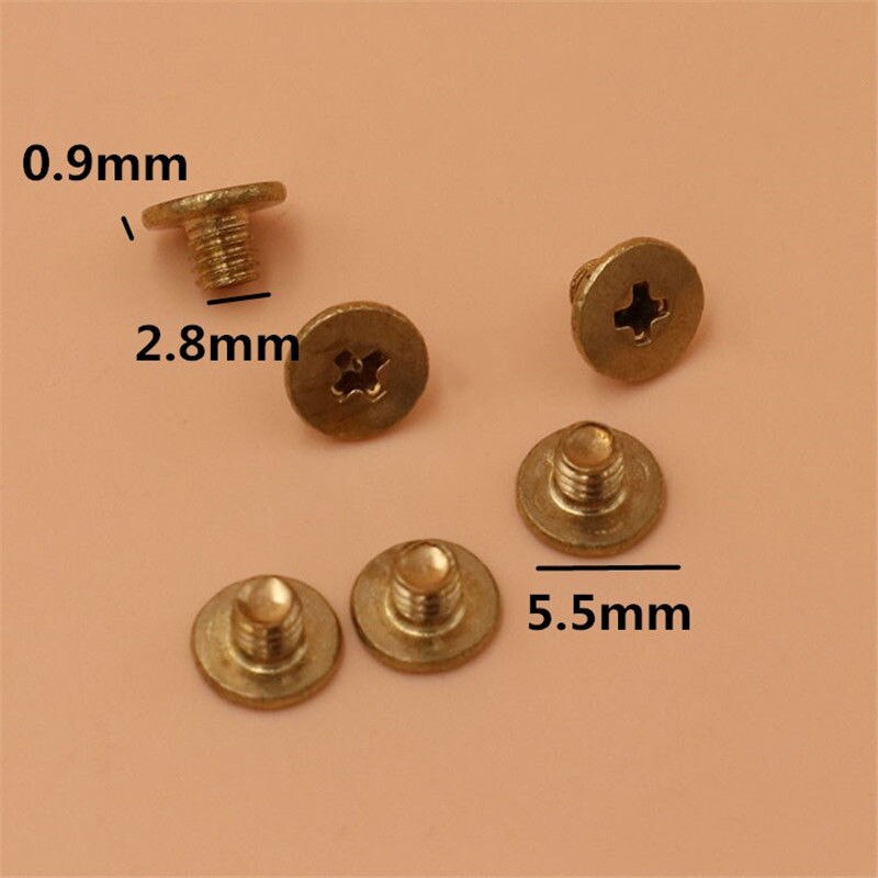 1 X Messing/Cupronickel Gothic Conchos Screwback Rivet Studs Leren Craft Bag Portemonnee Kledingstuk Decoratie Diy Accessoires