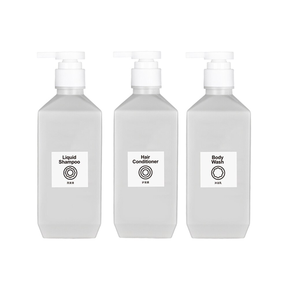 ILIKEPOW Zeepdispenser Wandmontage, 3 x 250 ml Shampoo Dispenser, Plastic Douchegel Conditioner ILIKEPOW Zeepdispenser Wandmontage, 3 x 250 ml Shampoo Dispenser, Plastic Douchegel Conditioner
