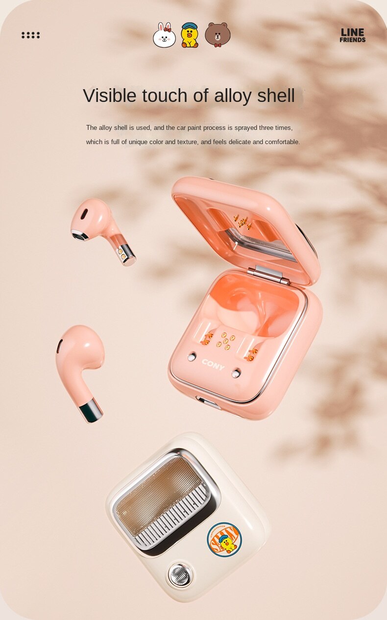 Mobile Phone Accessories Wireless Bluetooth Headset Semi In Ear Sports Waterproof and Noise Reduction Stereo Retro Headset