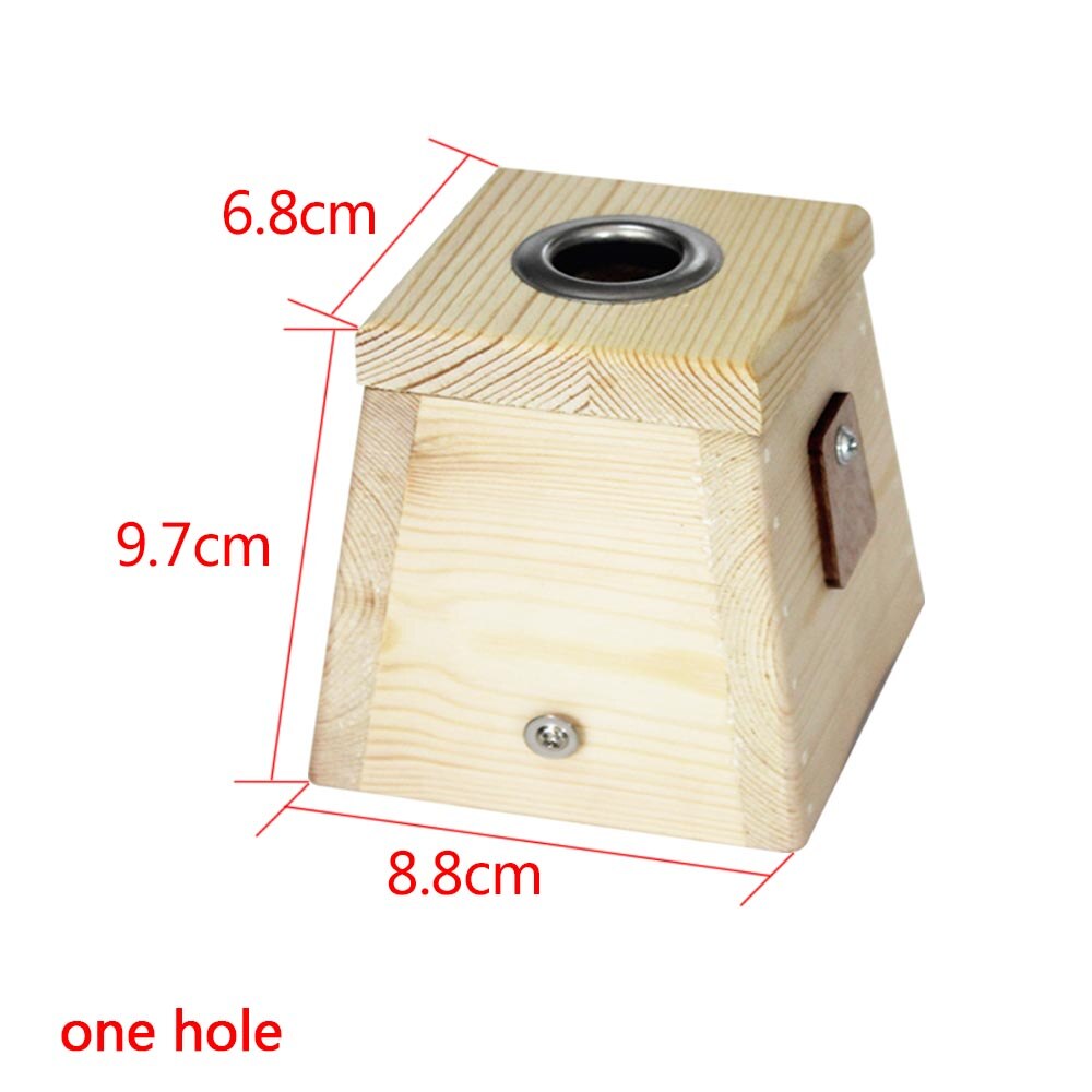 Individuals at home use wooden moxibustion boxes with one hole / two holes / three holes / four holes / six holes, insulated by: one hole
