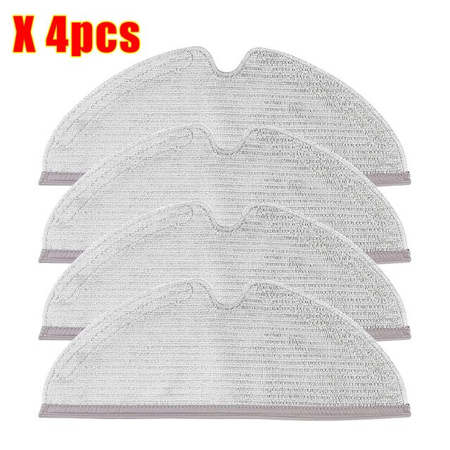 Paño de mopa espaÃ a para XiaoMi Roborock S50 S51 S55 S6 S60 S5 Max S6 MaxV S6 puro Aspiradora Robótica RP trapo Accesorios: 4pcs
