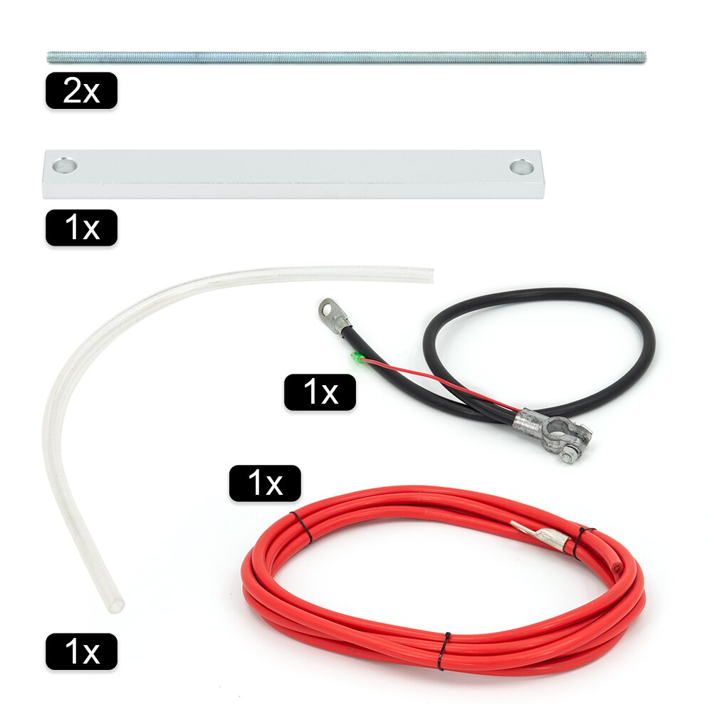 Automotive/Marine Type Complete Aluminum Battery Box Relocation Kit Universal Billet Race Off Road Kit BBRK-01