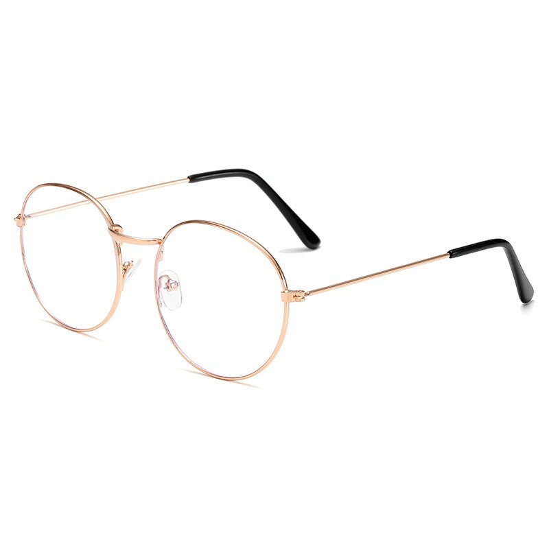 Trends Office Anti Blue Light Oversized Glasses Computer Women Blue Blocking Gaming Big Size Men Eyeglasses Frame: rose