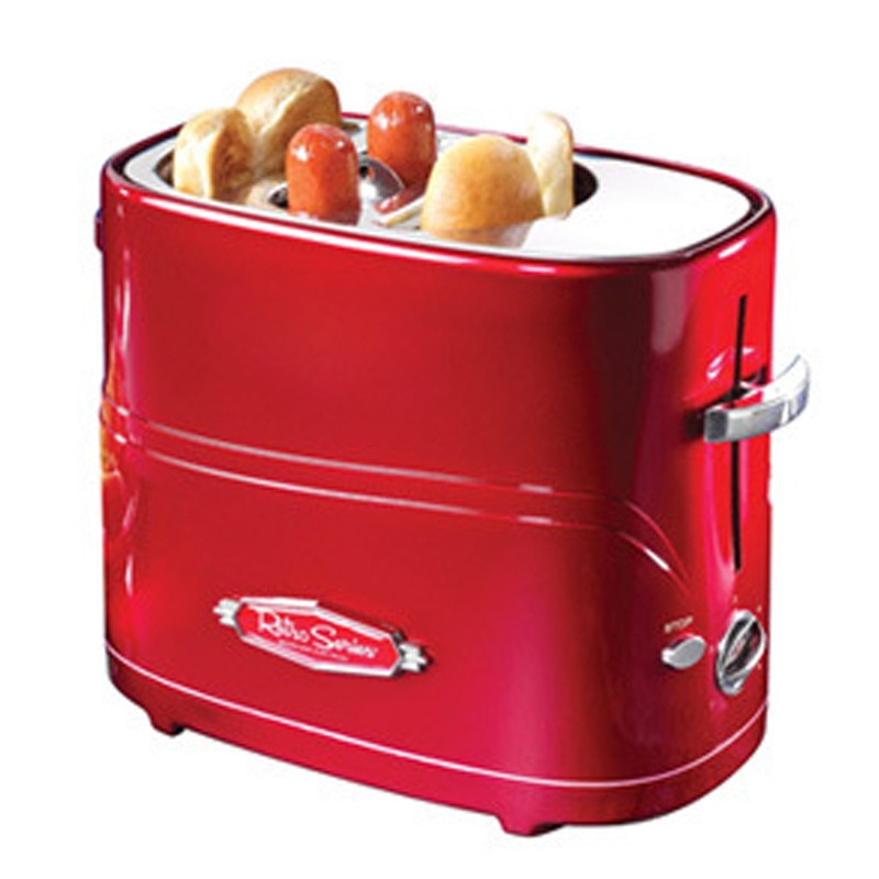 Household Dog Toaster Automatic Breakfast Bread Making Machine American Mini Sausage Maker Toasting Furnace 220V