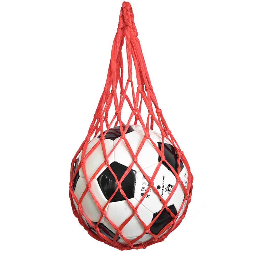 1Pc Voetbal Netto Zak Nylon Bold Opbergtas Enkele Bal Carry Draagbare Apparatuur Outdoor Sport Voetbal Basketbal Volleybal Tas: 10