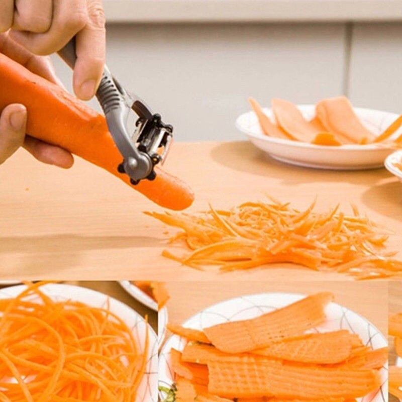 Multifunktionale 360 Grad Dreh Küche Werkzeug Gemüse Obst Kartoffel Karotte Schäler Reibe RüSein Cutter Schneidemaschine Melone Gerät
