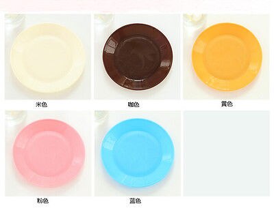Plato de plástico para cocina, plato de plástico para fruta postre, inastillable, 13CM