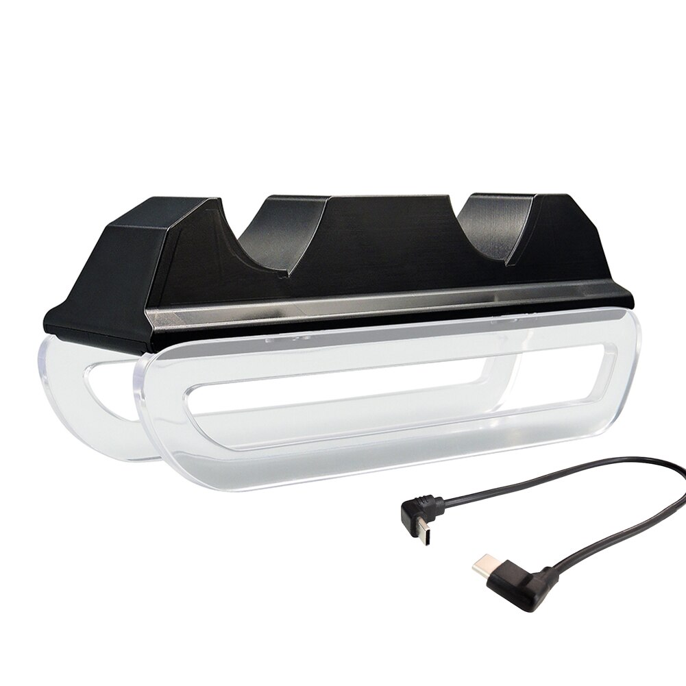 Abs-adapter mit hoher ladegeschwindigkeit, led-anzeige, tragbar, rutschfest, für den schreibtisch, geeignet für  ps5 controller, geeignet für zuhause und büro