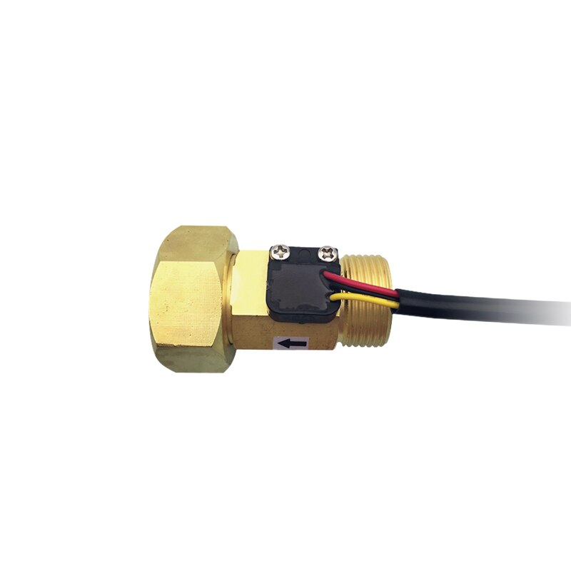 G 3/4" Union Nut DN20 to DN25 Easy Installed Magnetic Water Flowmeter Water Flow Meter Pulse Output Flow Sensor SEN-HZ43FD