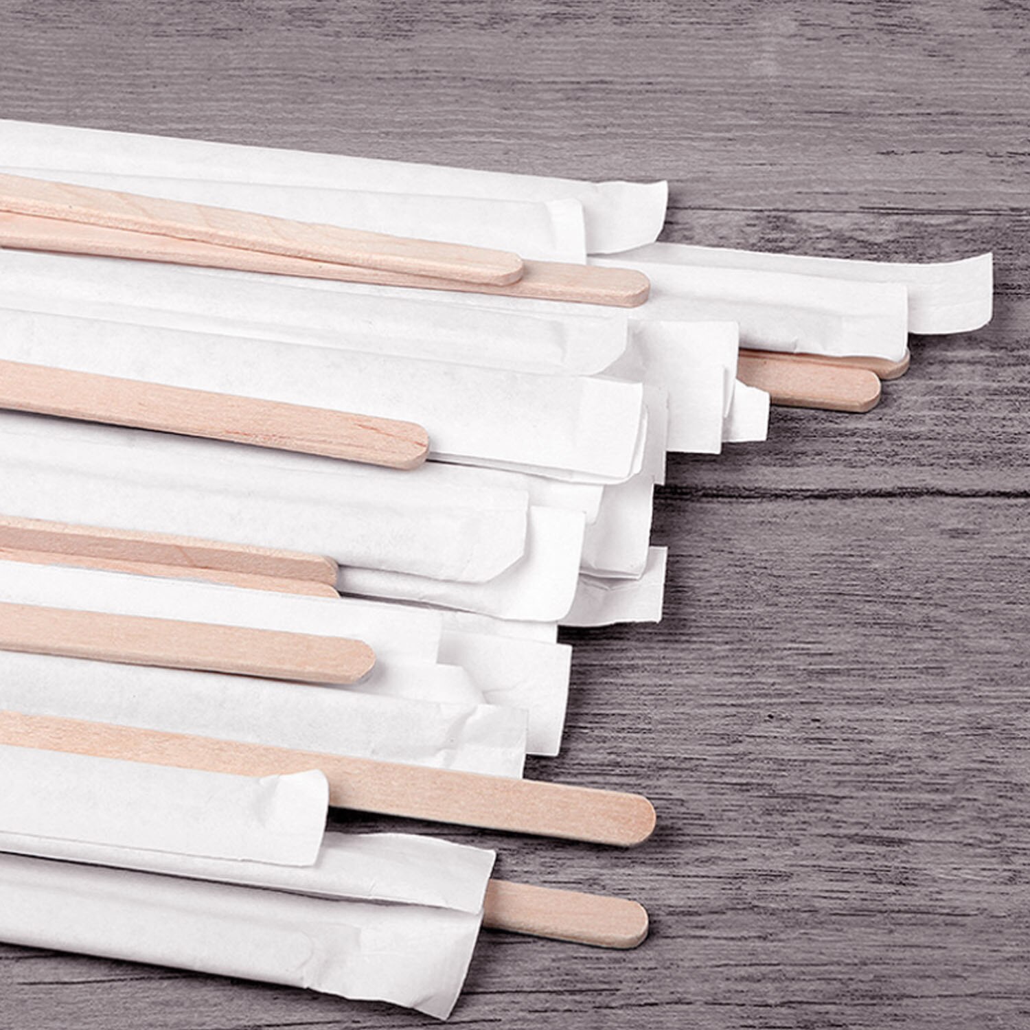 100PCS Wooden Coffee Tea Stirrer Sticks for Home Office Restaurant Party Travel Camping Picnics Portable Coffee Stir Sticks 14cm