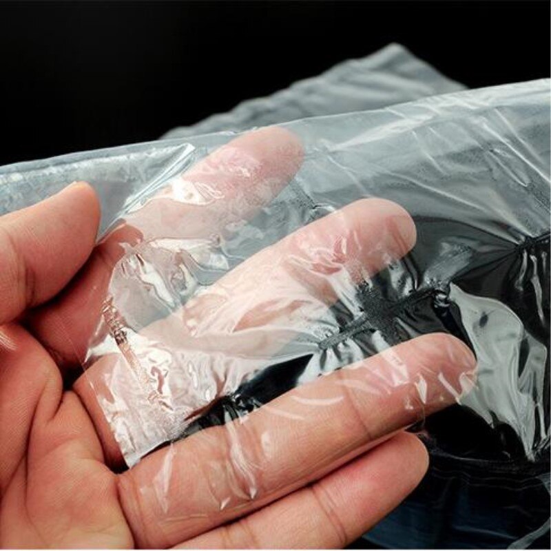 50pcs Disposable Ice Frozen Lattic Bags Self-Sealing Plastic Ice Cubes Tools Ice Mold Drinking Tools