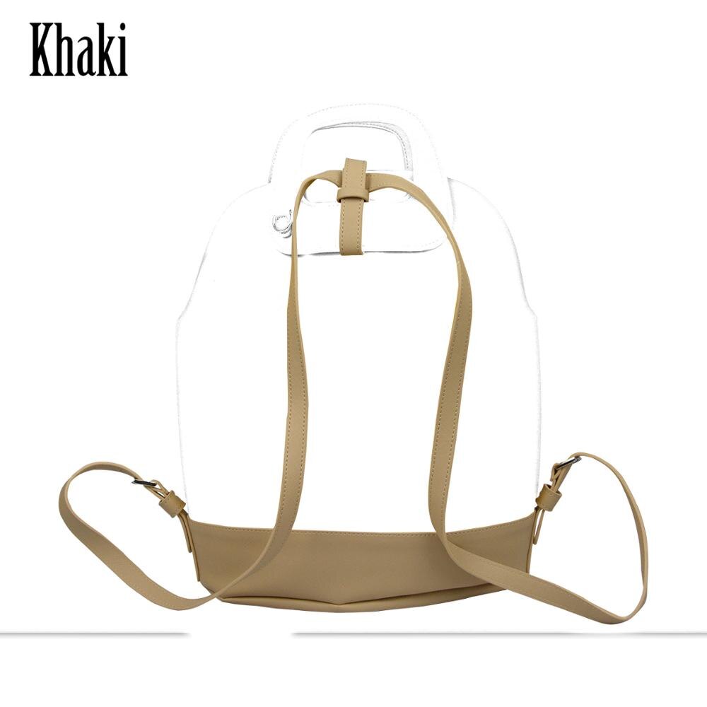 Slim Soft PU Leather Buckle Strap Bottom Backpack belt for Obag 50 O Bag 50: Khaki