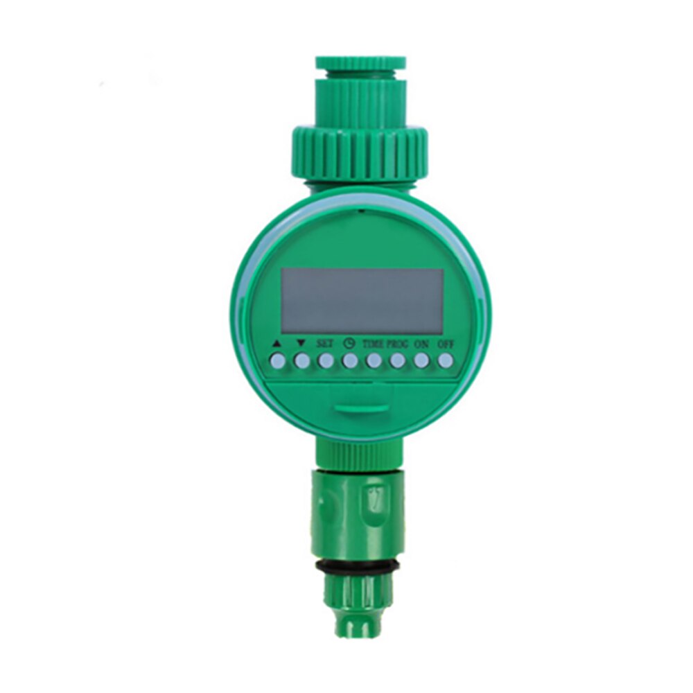 Elektronische watertimer van kunststof, analoog digitaal horloge, waterdichte automatische irrigatie tuinset controller: Plus snelkoppeling