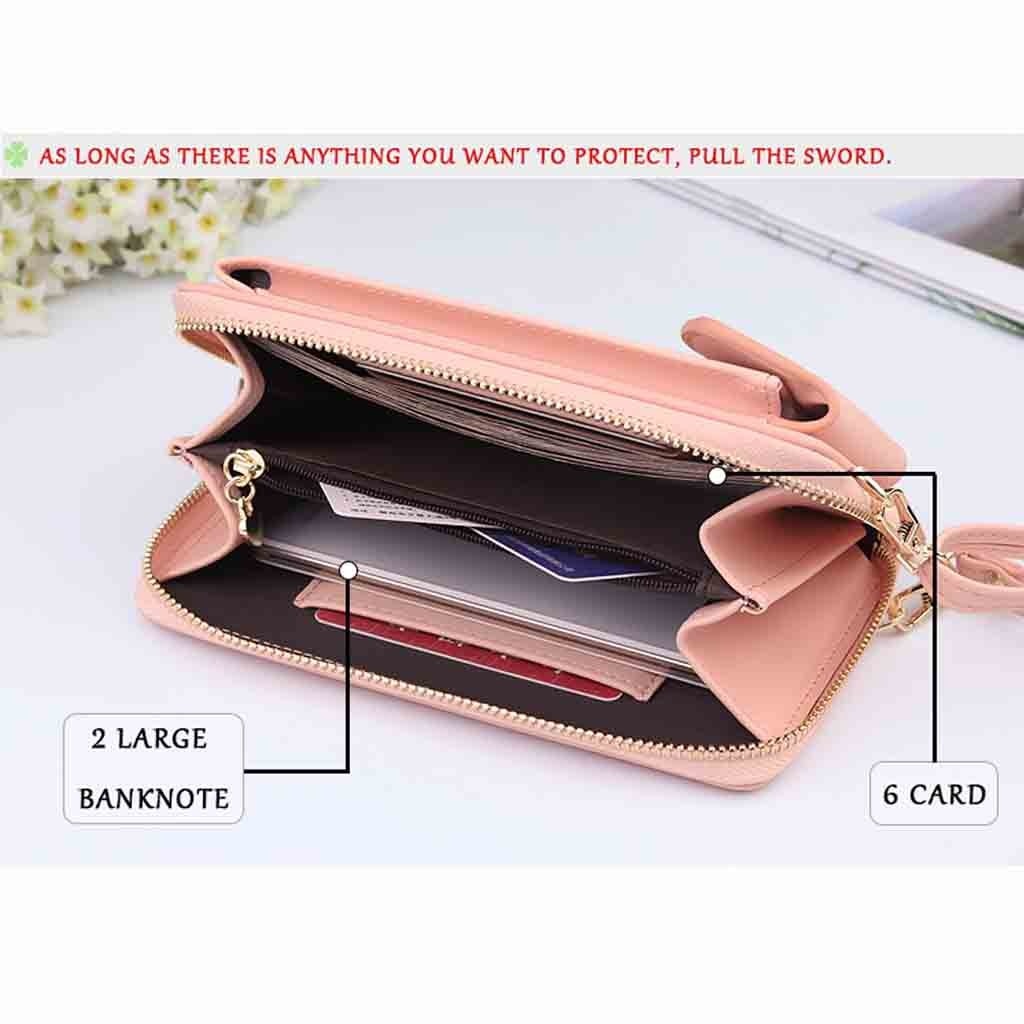 Femmes corée Pu sac de messager Vertical téléphone sac multifonctionnel sport bras unique sac à main Mini sac à bandoulière # T1G