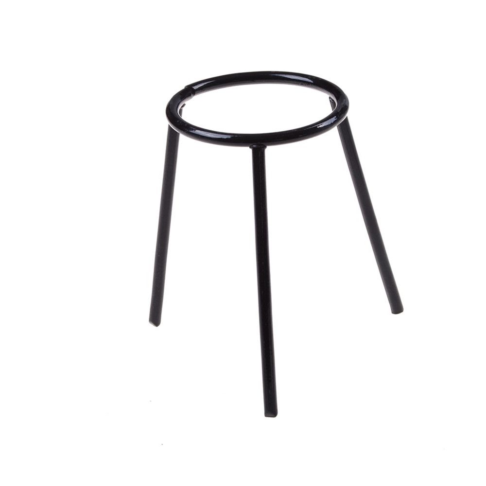 13cm Bunsen Burner Lamp Holder Chemistry Equipment Alcohol Lamp Tripod Cast Iron Support Stand Lab: Default Title