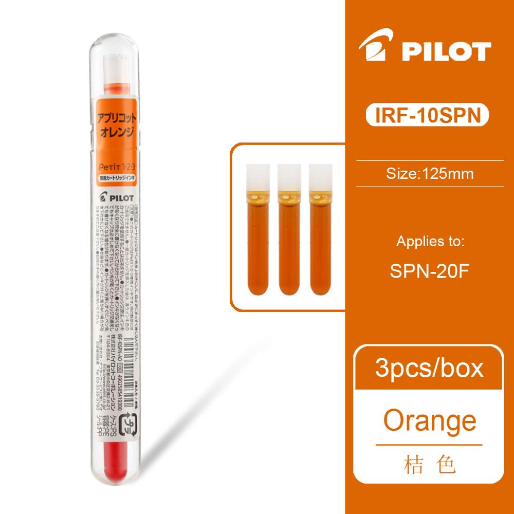 Pilot disposable ink IRF-10SPN small pen using color ink bag suitable for SPN-20F: Orange