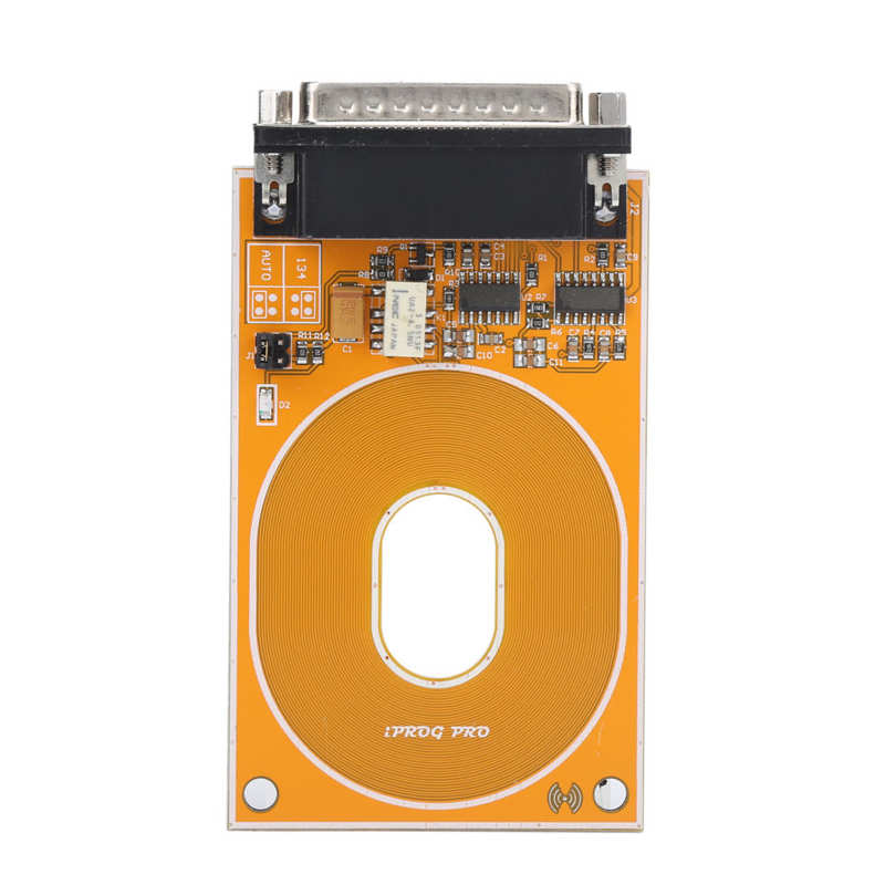 Yellow RFID Adapter Metal Emitter with Read Write Protection Function for IPROG Programmer RFID Emitter