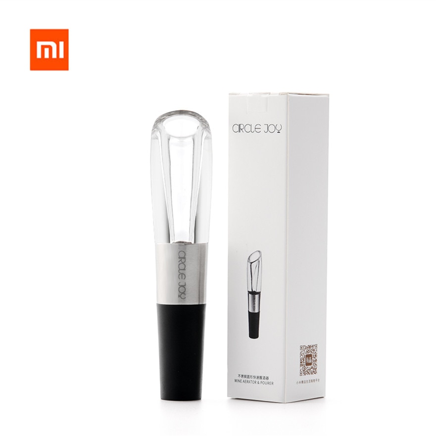 XIAOMI Mijia CIRCLE JOY Stainless Steel Fast Decanter red Wine Decanter Variety of Wine Bottles