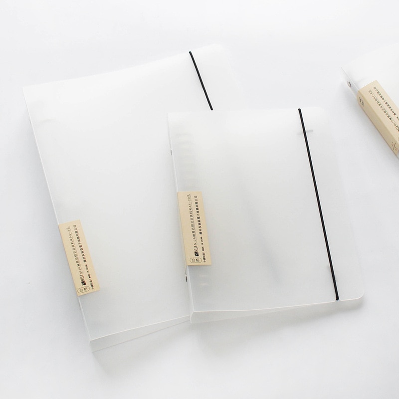 1PC Matte Binder Loose Leaf File Folder A5 A6 A7 Notebook Kawaii Stationery Office School Supplies material escolar papeleria