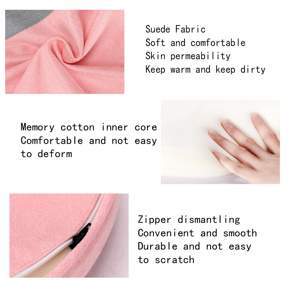 Premium Memory Foam Seat Cushion Coccyx Orthopedic Car Office Chair Cushion Pad for Tailbone Sciatica Lower Back Pain Relief