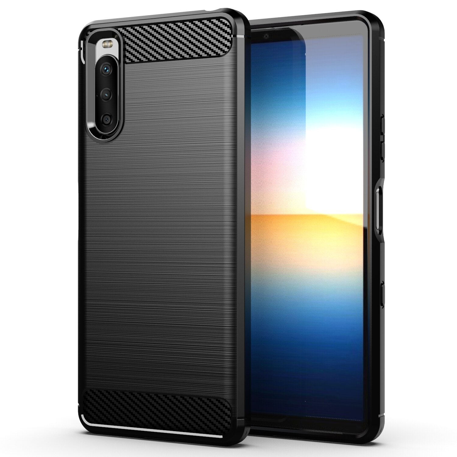 Vendita calda custodia per Sony Xperia 10 III Coque Protector SO-52B SOG04 XQ-BT52 antiurto morbido Silicone TPU Cover posteriore per Sony 10III