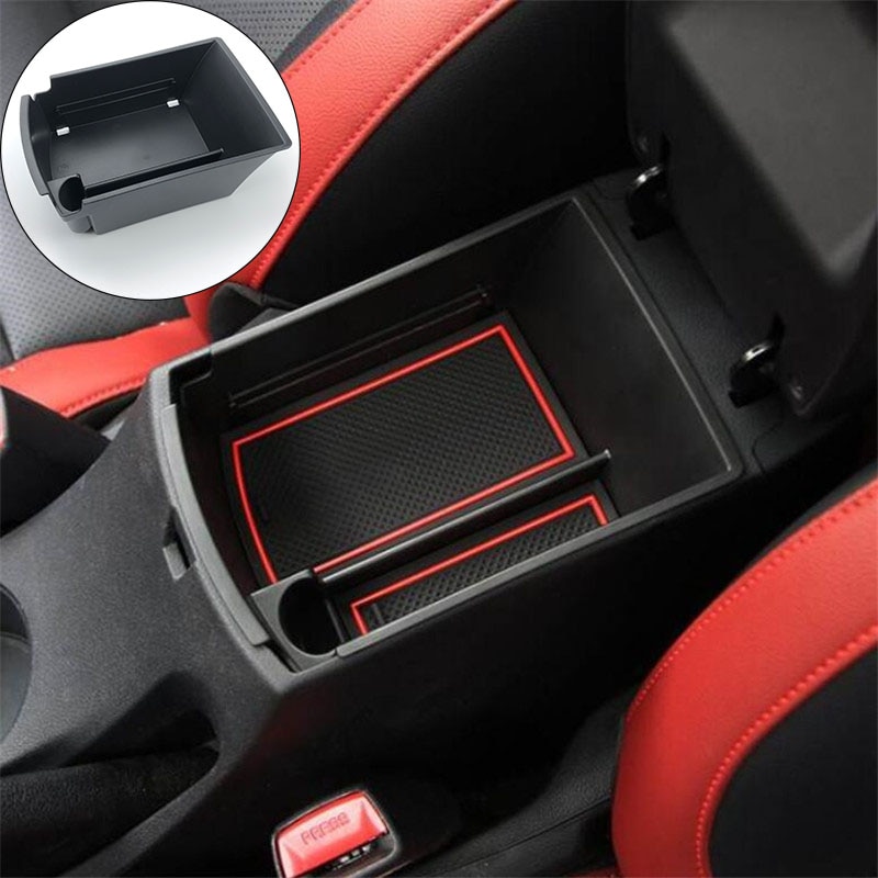 Automobil armlæn opbevaringsboks til kia rio 4 kx cross midterkonsol container opbevaring organizer biltilbehør