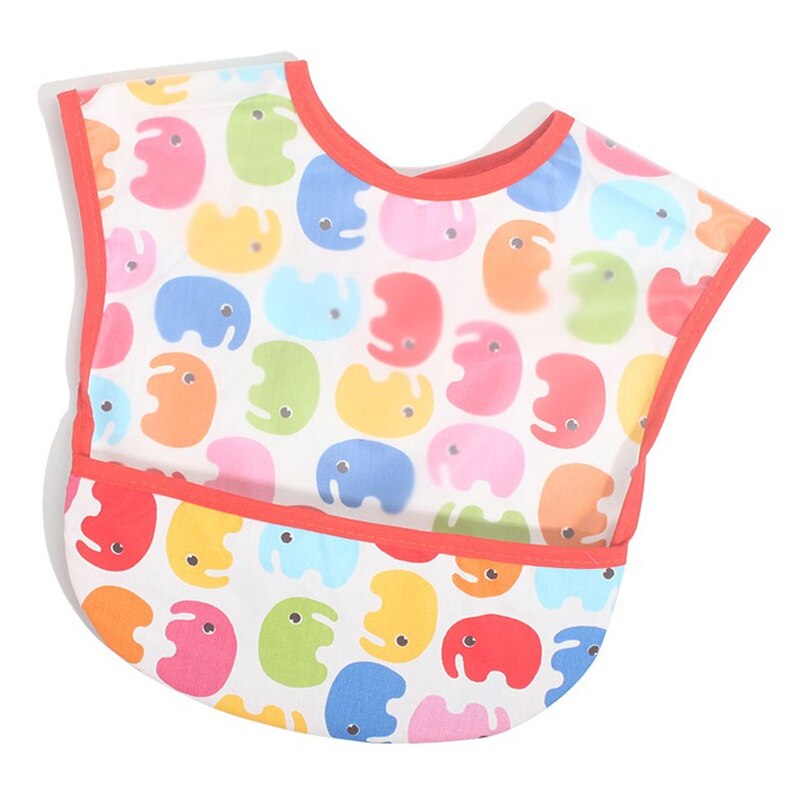 EVA Waterproof Baby Bibs Sleeveless Baby Boys Girls Bib Kids Fox Dinosaur Cactus Baby Feeding Bibs with Pocket Child Apron Smock: 18