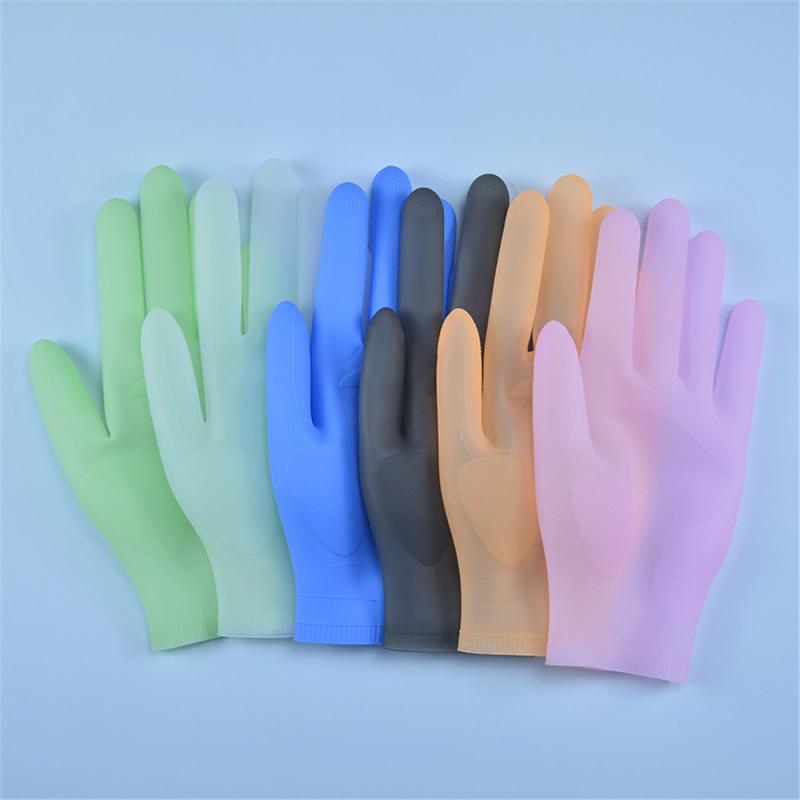 Guantes de nitrilo resistentes a altas temperaturas, resistentes al agua y al aceite, de silicona, reutilizables, 2 uds.