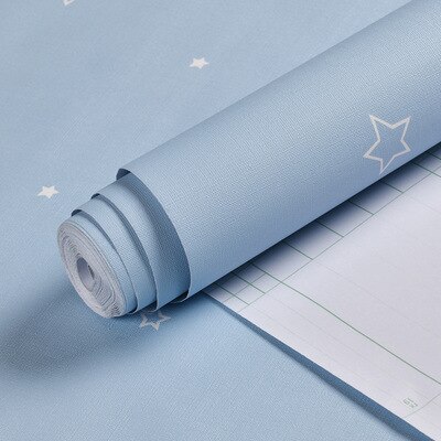 Nordic Ins stylowe wodoodporny PVC samoprzylepne tapety przedszkole pokój dziecięcy studentka dormitorium Wallpape Sticker: 0.6X3 M17