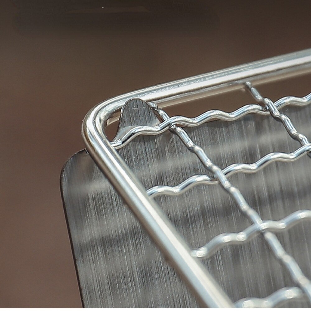 Folding Mini Barbecue Oven Stainless Steel BBQ Grill.Household Outdoor Camping Barbecue Tools Charcoal Stove Detachable Stove